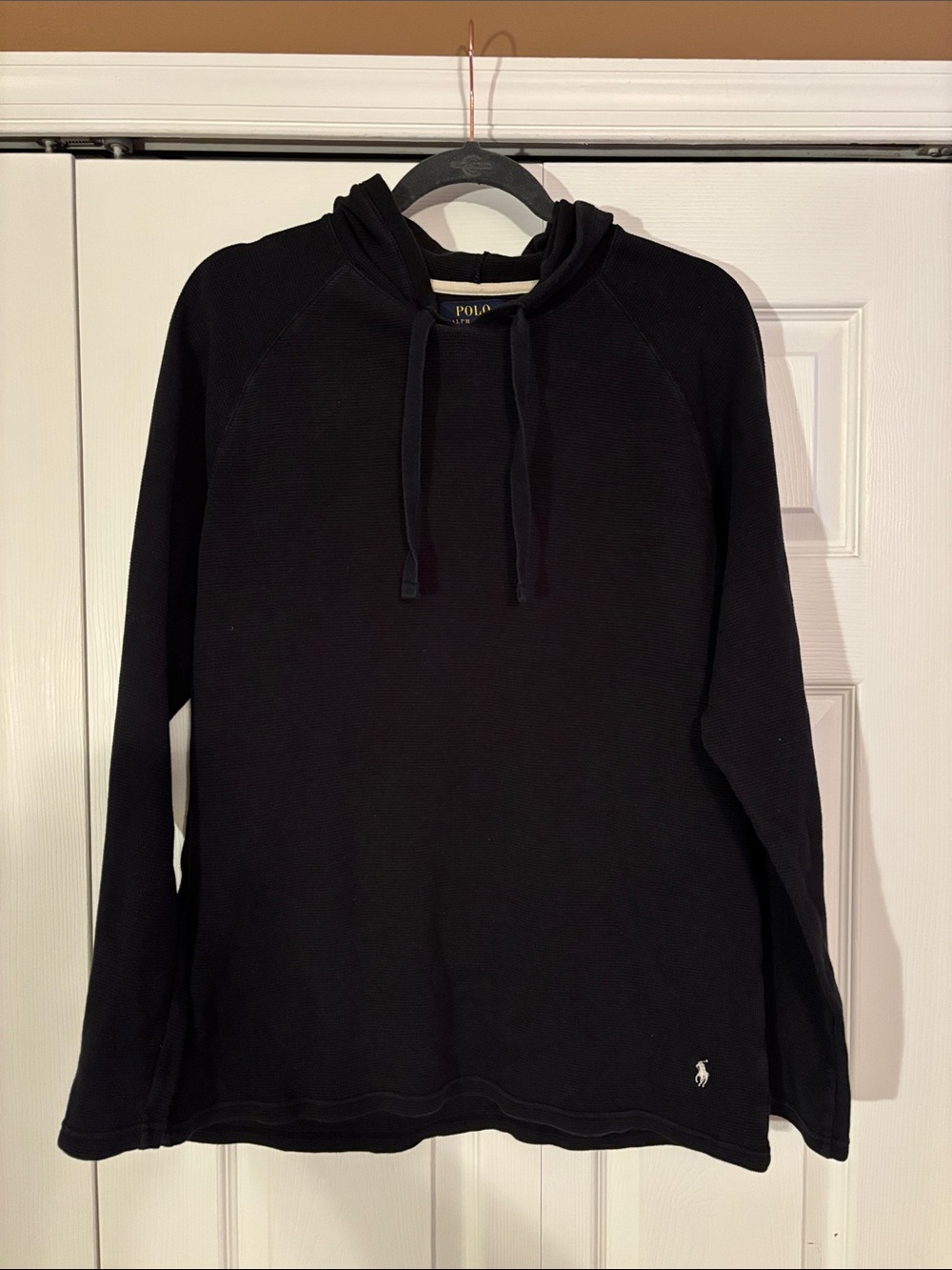 Polo by Ralph Lauren Black Hooded Long-Sleeve Sweatshirt